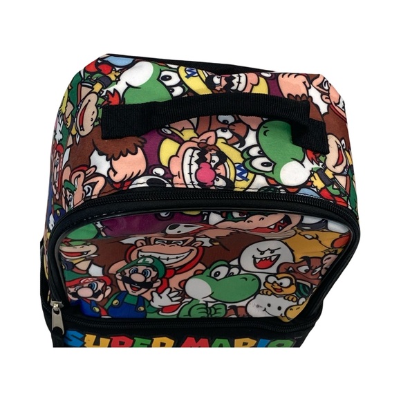 Super Mario Lunch Box Soft Kit Dual Compartment Insulated Cooler Characters - Picture 5 of 10